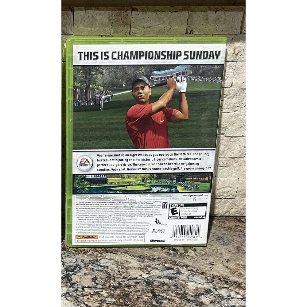 Tiger Woods PGA Tour 06 (Microsoft Xbox 360, 2005)‎